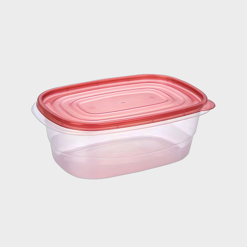 PFB012 1900ml kulatý obdélníkový standardní PP zásobník na potraviny